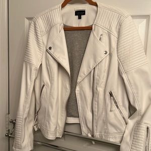 Top shop faux leather jacket